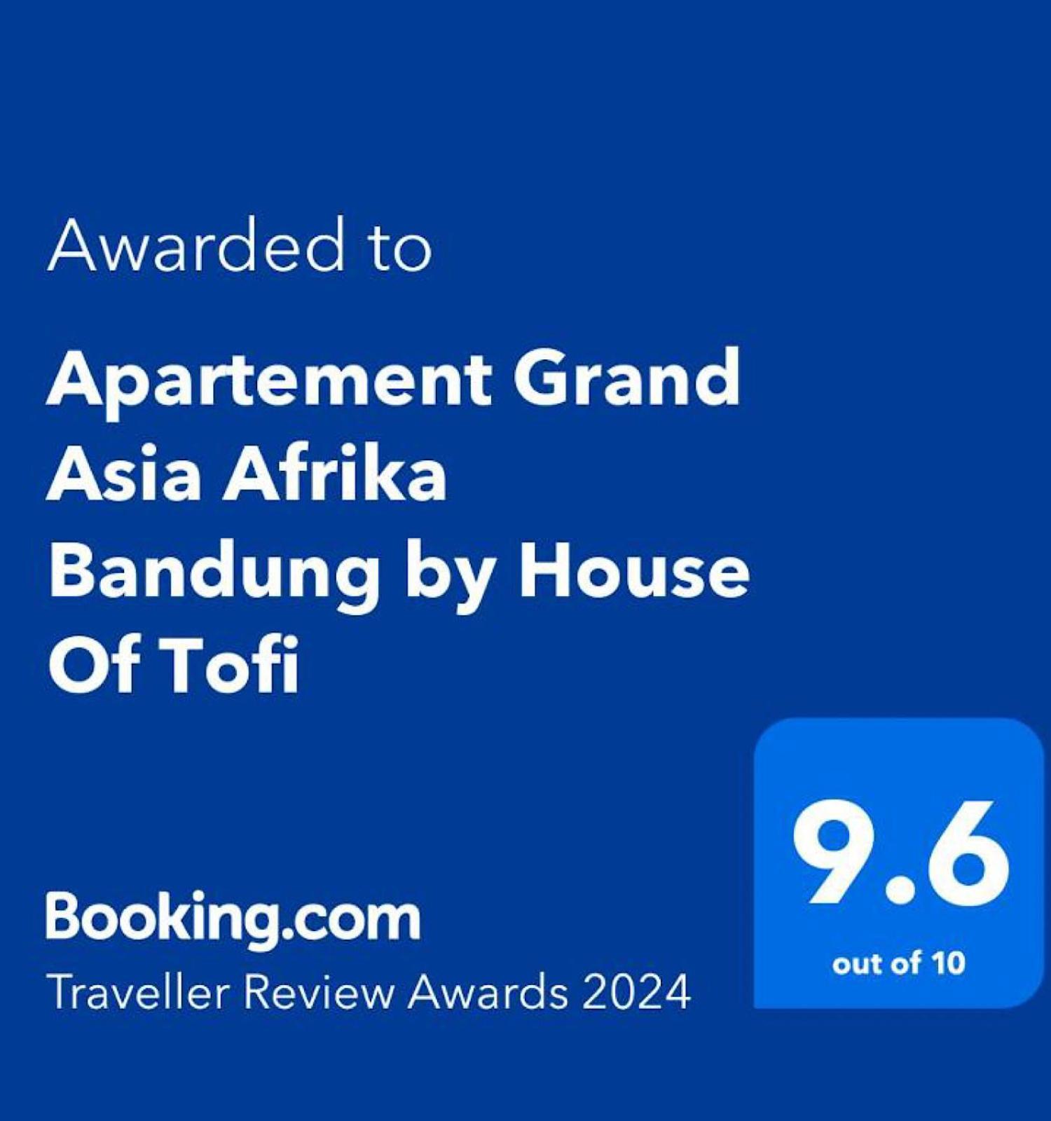 Apartement Grand Asia Afrika Bandung House Of Tofi 외부 사진